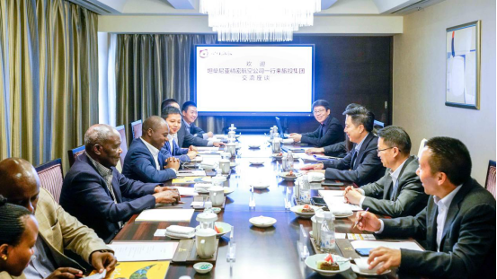 坦桑尼亚驻华参赞一行到新利体育集团交流座谈