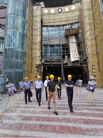 集团向导率队考察新利体育旅馆部分存量项目 - 新利体育