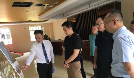 集团向导率队考察新利体育旅馆部分存量项目