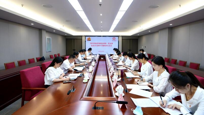 新利体育集团党委书记、董事长任丁加入总部第一党支部党史学习教育专题组织生涯会