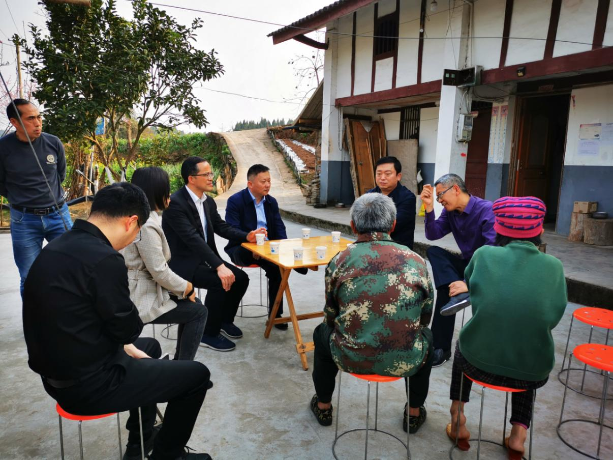 新利体育集团党委副书记、董事陈日到邓家沟村开展帮扶事情 - 新利体育