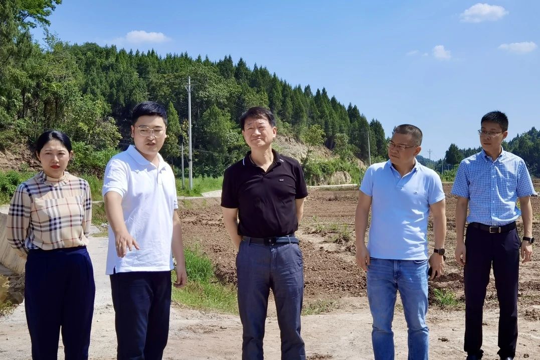 省新利体育集团党委书记、董事长任丁率队赴巴中南充两地开展帮扶事情